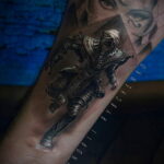 Пример рисунка татуировки Сфинкс 14.12.2020 №145 -sphinx tattoo-tattoo-photo.ru