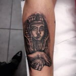 Пример рисунка татуировки Сфинкс 14.12.2020 №152 -sphinx tattoo-tattoo-photo.ru