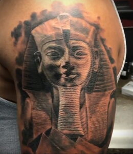 Пример рисунка татуировки Сфинкс 14.12.2020 №157 -sphinx tattoo-tattoo-photo.ru