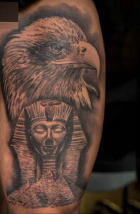Пример рисунка татуировки Сфинкс 14.12.2020 №164 -sphinx tattoo-tattoo-photo.ru