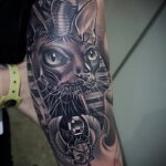 Пример рисунка татуировки Сфинкс 14.12.2020 №184 -sphinx tattoo-tattoo-photo.ru
