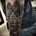 Пример рисунка татуировки Сфинкс 14.12.2020 №200 -sphinx tattoo-tattoo-photo.ru