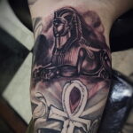 Пример рисунка татуировки Сфинкс 14.12.2020 №226 -sphinx tattoo-tattoo-photo.ru
