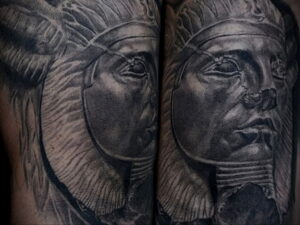 Пример рисунка татуировки Сфинкс 14.12.2020 №230 -sphinx tattoo-tattoo-photo.ru