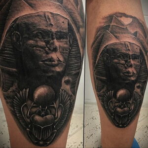 Пример рисунка татуировки Сфинкс 14.12.2020 №250 -sphinx tattoo-tattoo-photo.ru