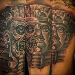Пример рисунка татуировки Сфинкс 14.12.2020 №258 -sphinx tattoo-tattoo-photo.ru