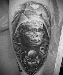 Пример рисунка татуировки Сфинкс 14.12.2020 №001 -sphinx tattoo-tattoo-photo.ru