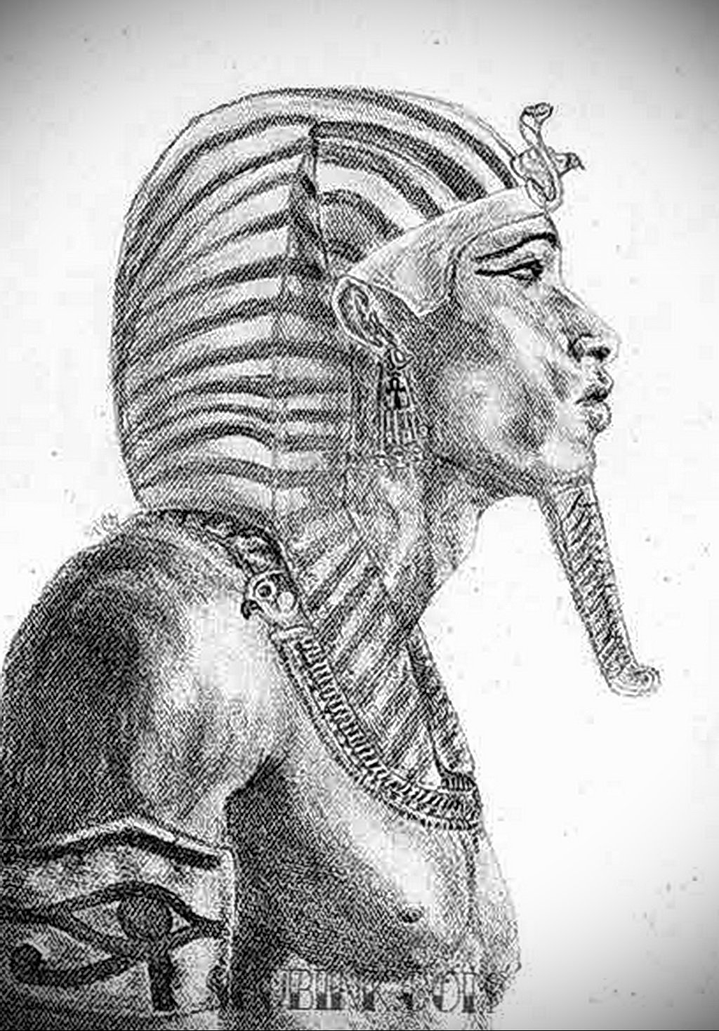 Тату сфинкс древний Египет