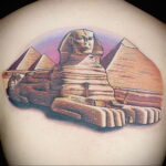 Пример рисунка татуировки Сфинкс 14.12.2020 №009 -sphinx tattoo-tattoo-photo.ru