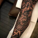 Пример рисунка татуировки Сфинкс 14.12.2020 №018 -sphinx tattoo-tattoo-photo.ru