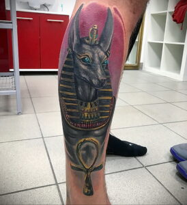Пример рисунка татуировки Сфинкс 14.12.2020 №027 -sphinx tattoo-tattoo-photo.ru