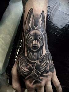 Пример рисунка татуировки Сфинкс 14.12.2020 №035 -sphinx tattoo-tattoo-photo.ru