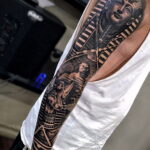 Пример рисунка татуировки Сфинкс 14.12.2020 №049 -sphinx tattoo-tattoo-photo.ru