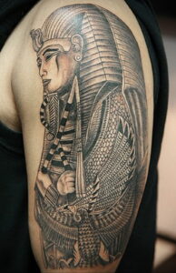 Пример рисунка татуировки Сфинкс 14.12.2020 №054 -sphinx tattoo-tattoo-photo.ru