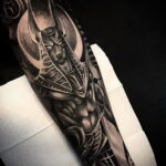 Пример рисунка татуировки Сфинкс 14.12.2020 №061 -sphinx tattoo-tattoo-photo.ru
