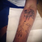 Пример рисунка татуировки Сфинкс 14.12.2020 №065 -sphinx tattoo-tattoo-photo.ru