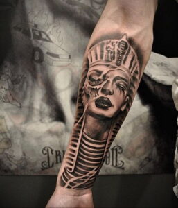 Пример рисунка татуировки Сфинкс 14.12.2020 №075 -sphinx tattoo-tattoo-photo.ru