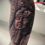 Пример рисунка татуировки Сфинкс 14.12.2020 №094 -sphinx tattoo-tattoo-photo.ru
