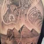 Пример рисунка татуировки Сфинкс 14.12.2020 №098 -sphinx tattoo-tattoo-photo.ru