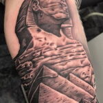 Пример рисунка татуировки Сфинкс 14.12.2020 №108 -sphinx tattoo-tattoo-photo.ru