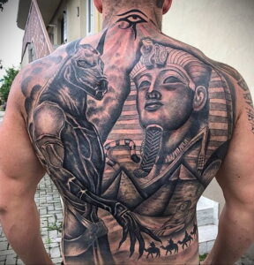 Пример рисунка татуировки Сфинкс 14.12.2020 №114 -sphinx tattoo-tattoo-photo.ru