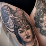 Пример рисунка татуировки Сфинкс 14.12.2020 №116 -sphinx tattoo-tattoo-photo.ru