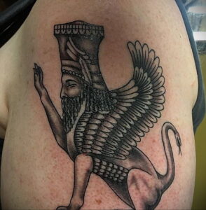 Пример рисунка татуировки Сфинкс 14.12.2020 №120 -sphinx tattoo-tattoo-photo.ru