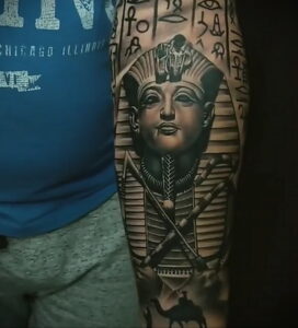 Пример рисунка татуировки Сфинкс 14.12.2020 №134 -sphinx tattoo-tattoo-photo.ru