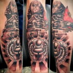 Пример рисунка татуировки Сфинкс 14.12.2020 №135 -sphinx tattoo-tattoo-photo.ru