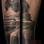 Пример рисунка татуировки Сфинкс 14.12.2020 №140 -sphinx tattoo-tattoo-photo.ru