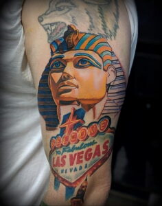 Пример рисунка татуировки Сфинкс 14.12.2020 №158 -sphinx tattoo-tattoo-photo.ru