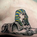 Пример рисунка татуировки Сфинкс 14.12.2020 №174 -sphinx tattoo-tattoo-photo.ru