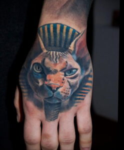 Пример рисунка татуировки Сфинкс 14.12.2020 №175 -sphinx tattoo-tattoo-photo.ru