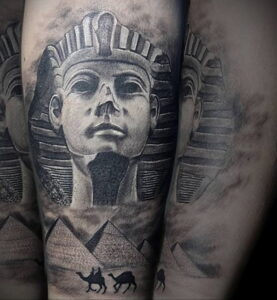 Пример рисунка татуировки Сфинкс 14.12.2020 №178 -sphinx tattoo-tattoo-photo.ru