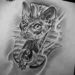 Пример рисунка татуировки Сфинкс 14.12.2020 №180 -sphinx tattoo-tattoo-photo.ru