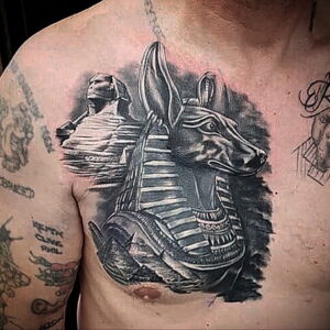 Пример рисунка татуировки Сфинкс 14.12.2020 №185 -sphinx tattoo-tattoo-photo.ru