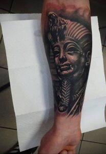 Пример рисунка татуировки Сфинкс 14.12.2020 №191 -sphinx tattoo-tattoo-photo.ru
