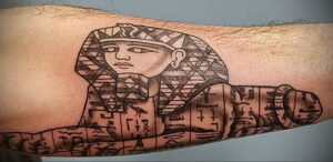 Пример рисунка татуировки Сфинкс 14.12.2020 №192 -sphinx tattoo-tattoo-photo.ru