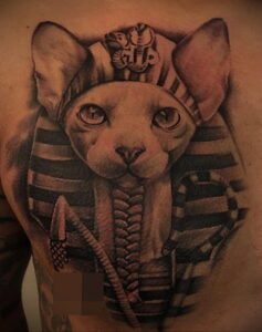 Пример рисунка татуировки Сфинкс 14.12.2020 №195 -sphinx tattoo-tattoo-photo.ru