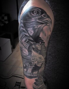 Пример рисунка татуировки Сфинкс 14.12.2020 №196 -sphinx tattoo-tattoo-photo.ru