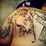 Пример рисунка татуировки Сфинкс 14.12.2020 №223 -sphinx tattoo-tattoo-photo.ru