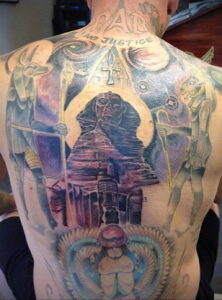 Пример рисунка татуировки Сфинкс 14.12.2020 №236 -sphinx tattoo-tattoo-photo.ru