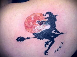 Фото рисунка тату НА ТЕМУ ВЕДЬМ 28.01.2021 №0137 - witch tattoo - tattoo-photo.ru