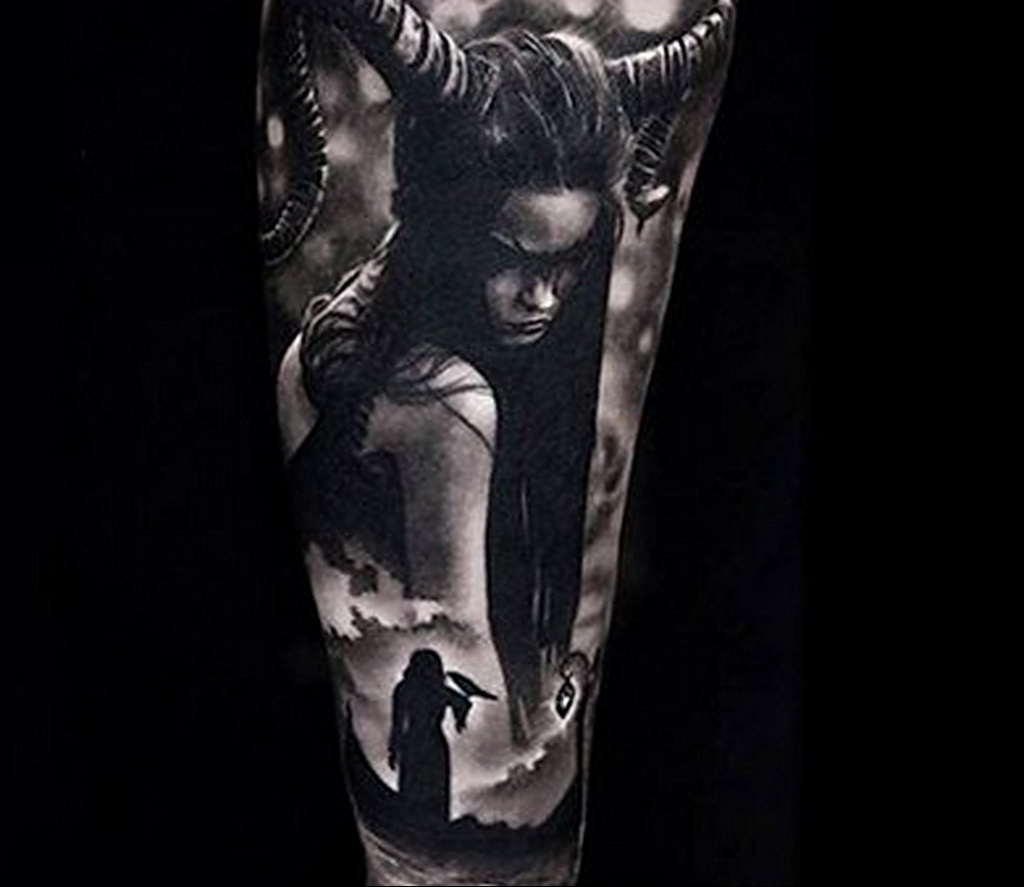 Фото рисунка тату НА ТЕМУ ВЕДЬМ 28.01.2021 №0237 - witch tattoo - tattoo-photo.ru