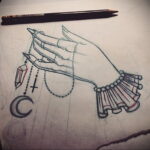 Фото рисунка тату рука ведьмы 28.01.2021 №0023 - witch hand tattoo - tattoo-photo.ru