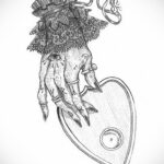 Фото рисунка тату рука ведьмы 28.01.2021 №0040 - witch hand tattoo - tattoo-photo.ru