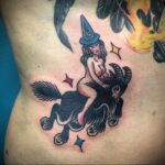 Фото рисунка тату НА ТЕМУ ВЕДЬМ 28.01.2021 №0012 - witch tattoo - tattoo-photo.ru