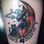 Фото рисунка тату НА ТЕМУ ВЕДЬМ 28.01.2021 №0031 - witch tattoo - tattoo-photo.ru