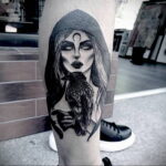 Фото рисунка тату НА ТЕМУ ВЕДЬМ 28.01.2021 №0261 - witch tattoo - tattoo-photo.ru