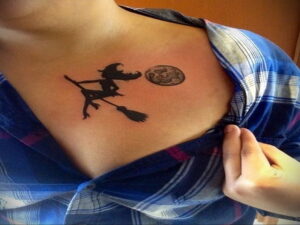 Фото рисунка тату НА ТЕМУ ВЕДЬМ 28.01.2021 №0292 - witch tattoo - tattoo-photo.ru